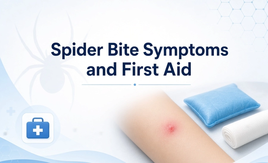 Spider Bite Symptoms and First Aid
